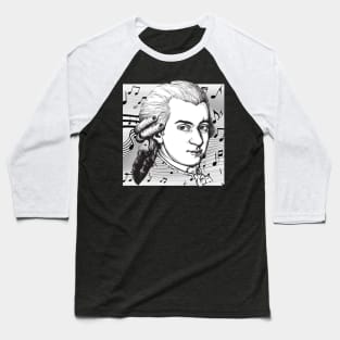 Wolfgang Amadeus Mozart Baseball T-Shirt